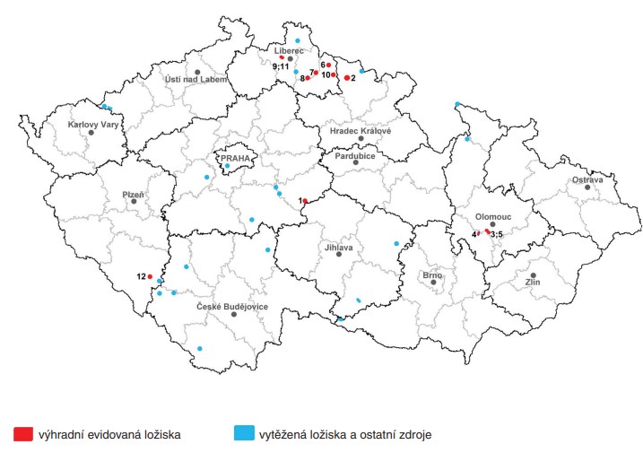 Těžba dolomitu v ČR