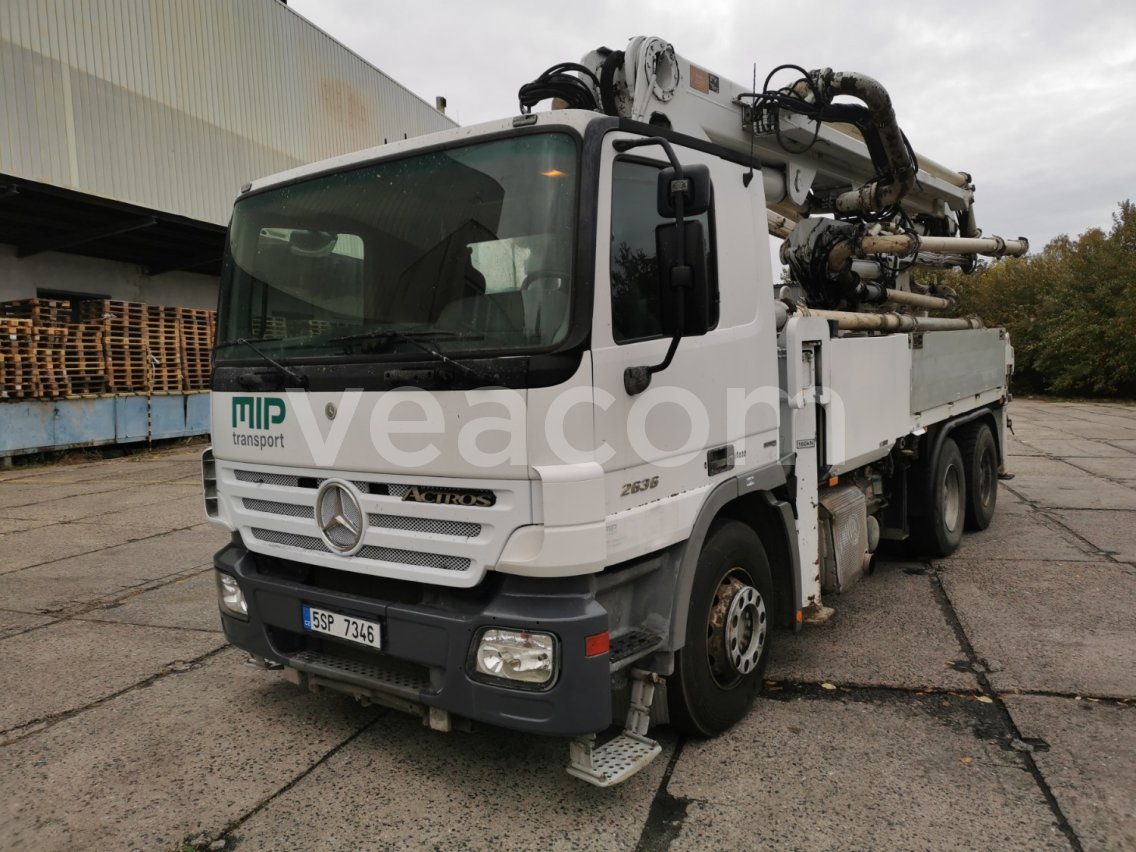 Upcoming auction: #13788 MB ACTROS 2636 6X4 + SCHWING S31X-P | Veacom