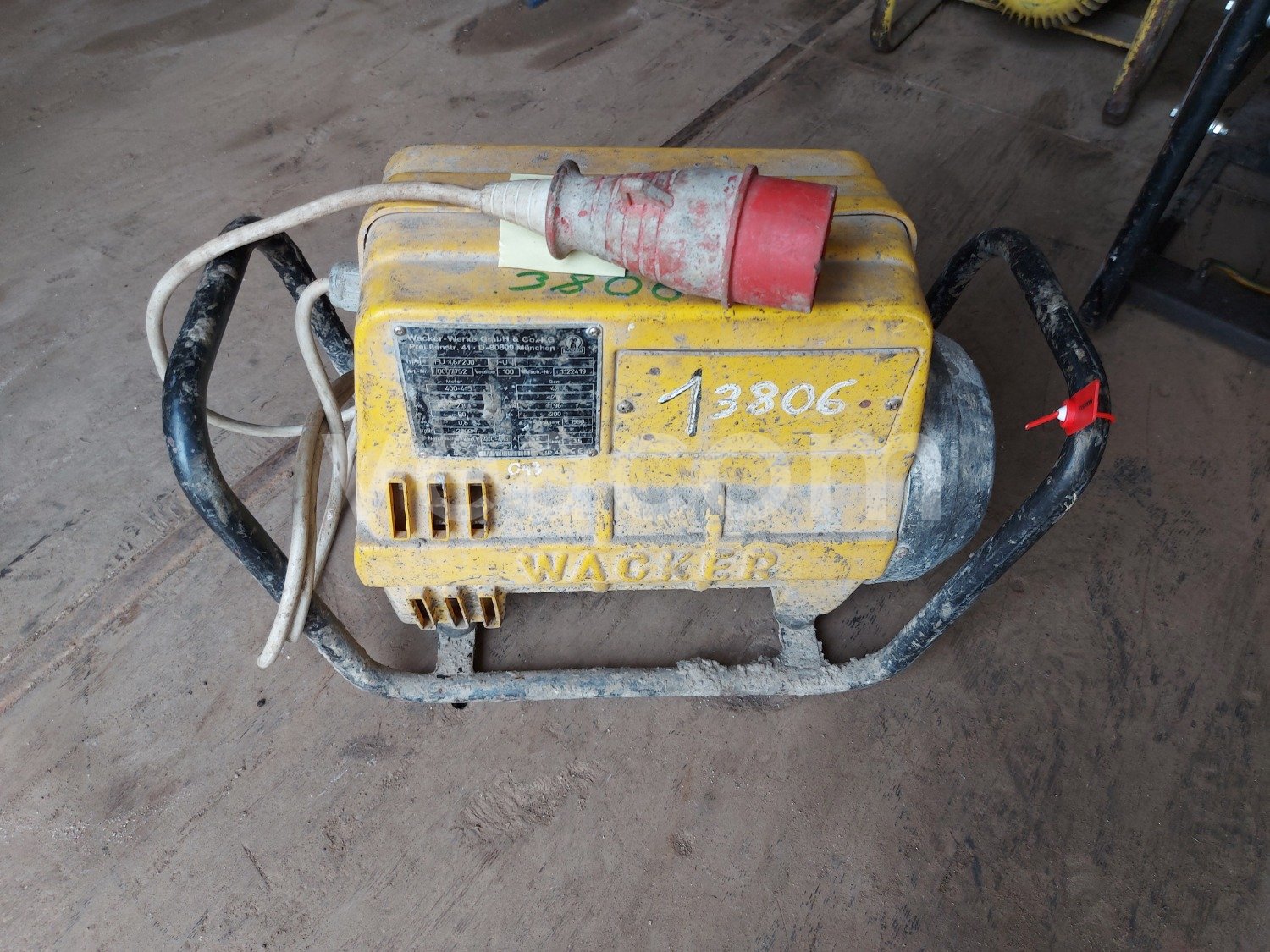 Upcoming auction: #12647 WACKER WERKE FU 1,8/200(3806) | Veacom