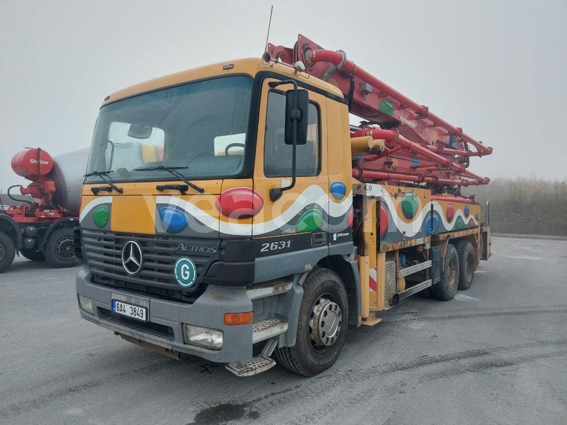 Aukcja internetowa: MB  ACTROS 2631 6X4 + PUTZMEISTER M36