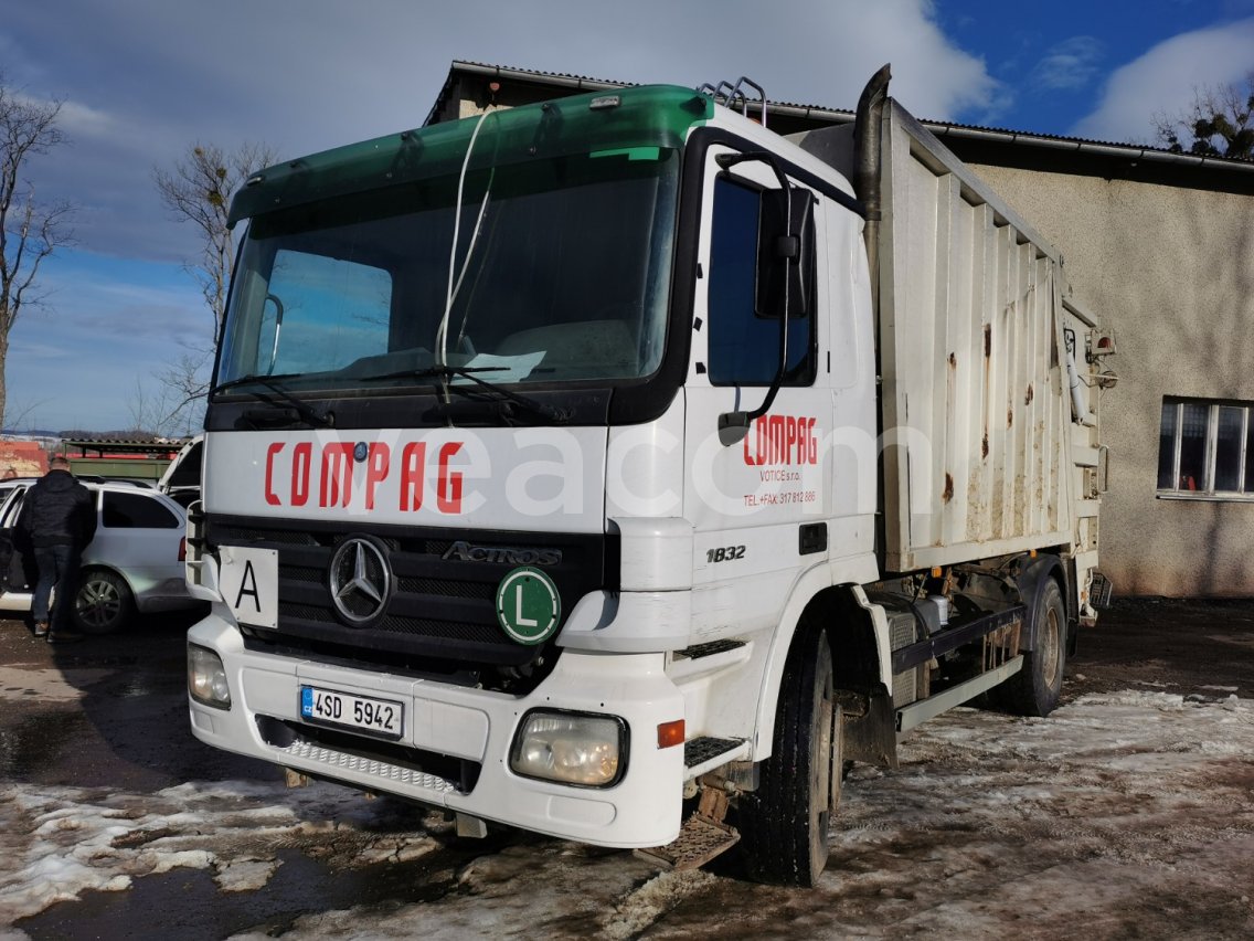 Online aukce: MERCEDES-BENZ  ACTROS 1832