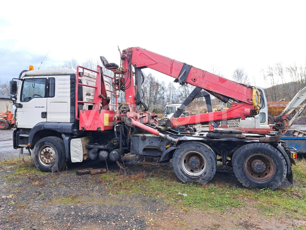 Online aukce: MAN  TGA 26.480 6X4 S HR  + HUTTNER SATY - 34/24