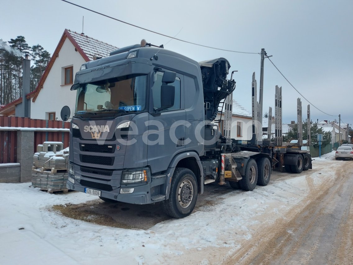 Online auction: SCANIA  R 500 6X6+ HR + DOLL H2H