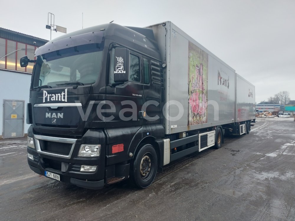Online aukce: MAN  TGX 18.400 LL + SCHMITZ ZKO 18/L7.7 FP45 COOL