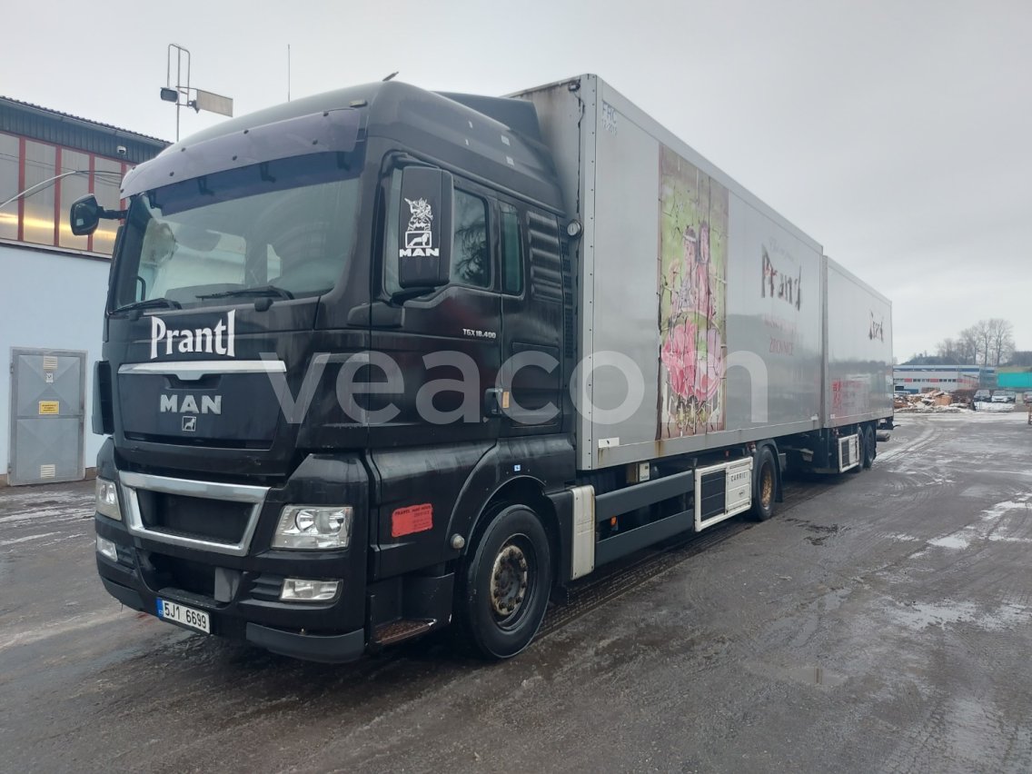 Online aukce: MAN  TGX 18.400 LL + SCHMITZ ZKO 18/L7.7 FP45 COOL