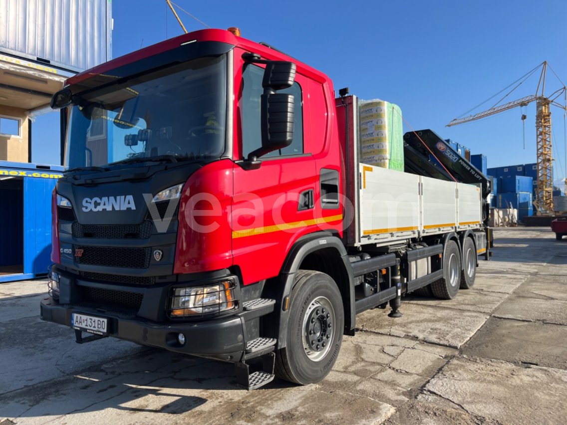Online-Versteigerung: SCANIA  G 450 6X4 + HR HMF 5020 8K