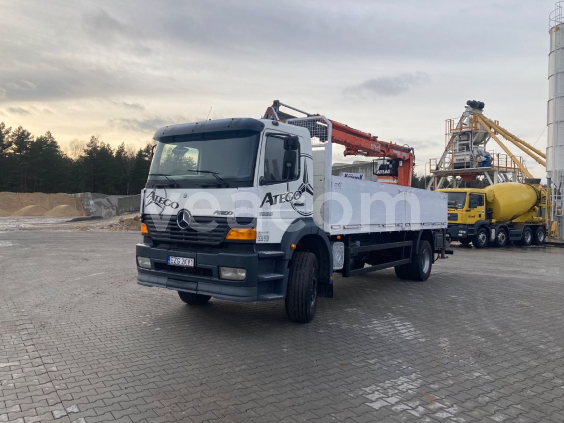 Online auction: MERCEDES-BENZ ATEGO 1828 + HR ATLAS