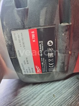 Online auction:   MILWAUKEE K 750 S (2)