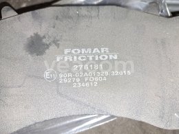 Aukcja internetowa:   4 KS BRZDOVÉ DESKY (2 SADY) FOMAR FRICTION