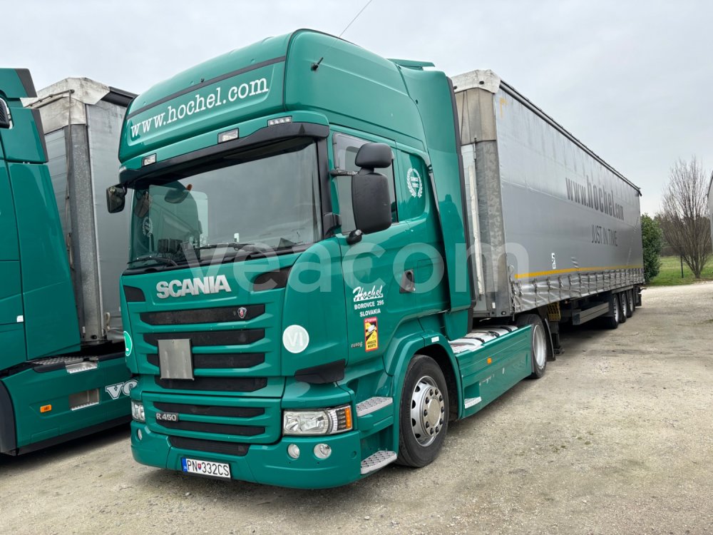 Online árverés: SCANIA  R450 PN332CS+SCHMITZ S01 PN352YE