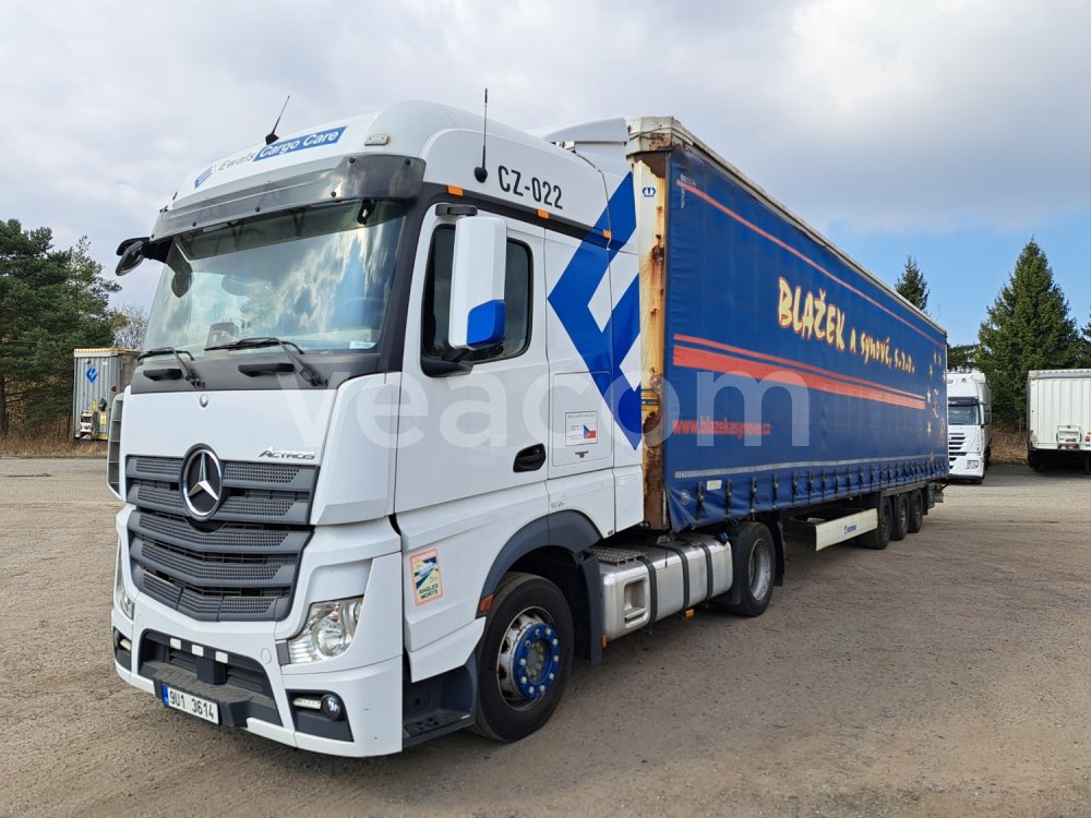 Aukcja internetowa: MERCEDES-BENZ  ACTROS + KRONE SD ELG4-CS