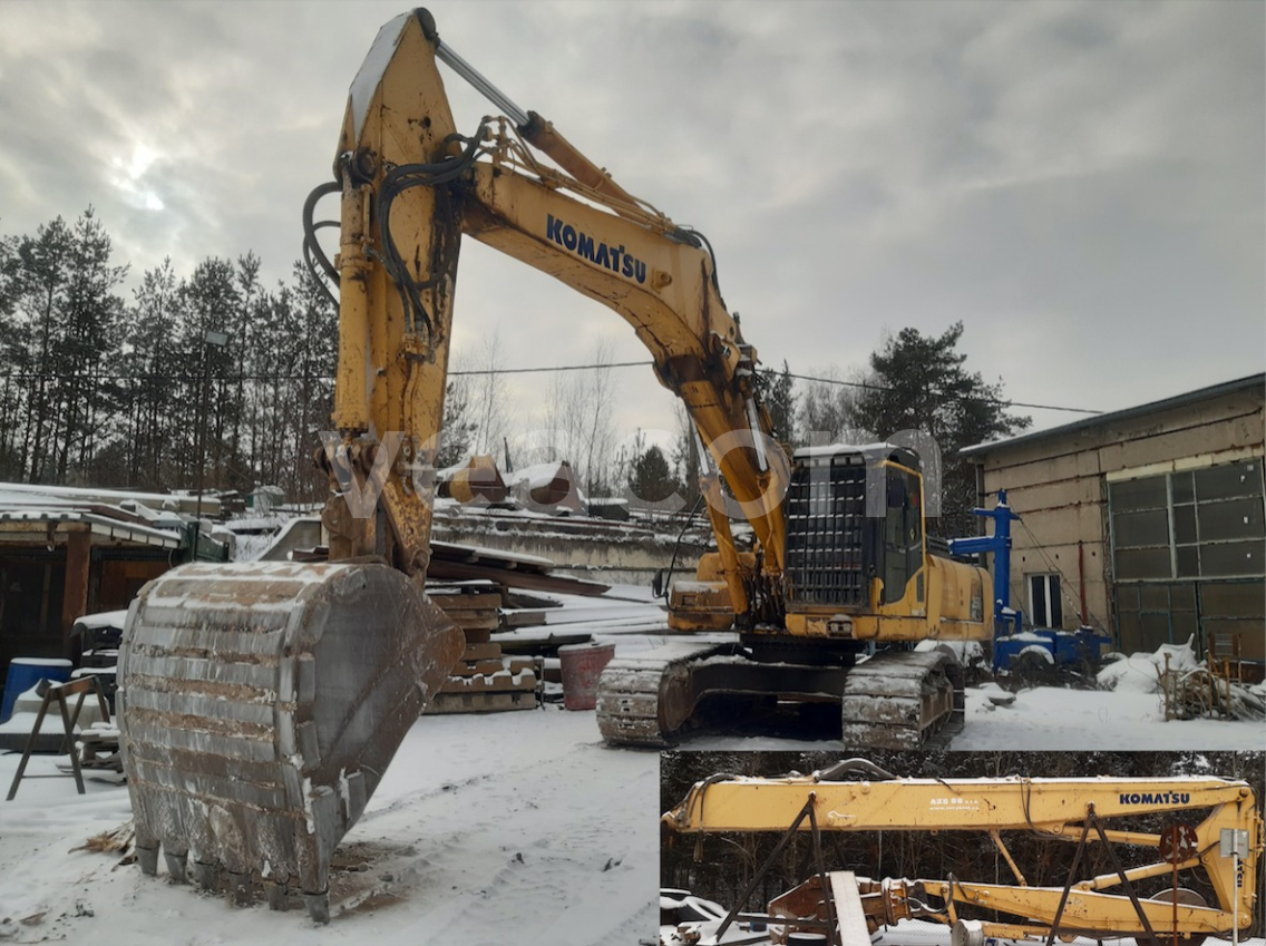 Aukcja internetowa: KOMATSU  PC 350 + DEMOLITION BOOM 22m