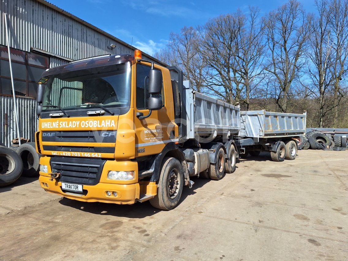 Online aukce: DAF  TRAKTOR CF 85.410 6X4 + F.X. MEILLER