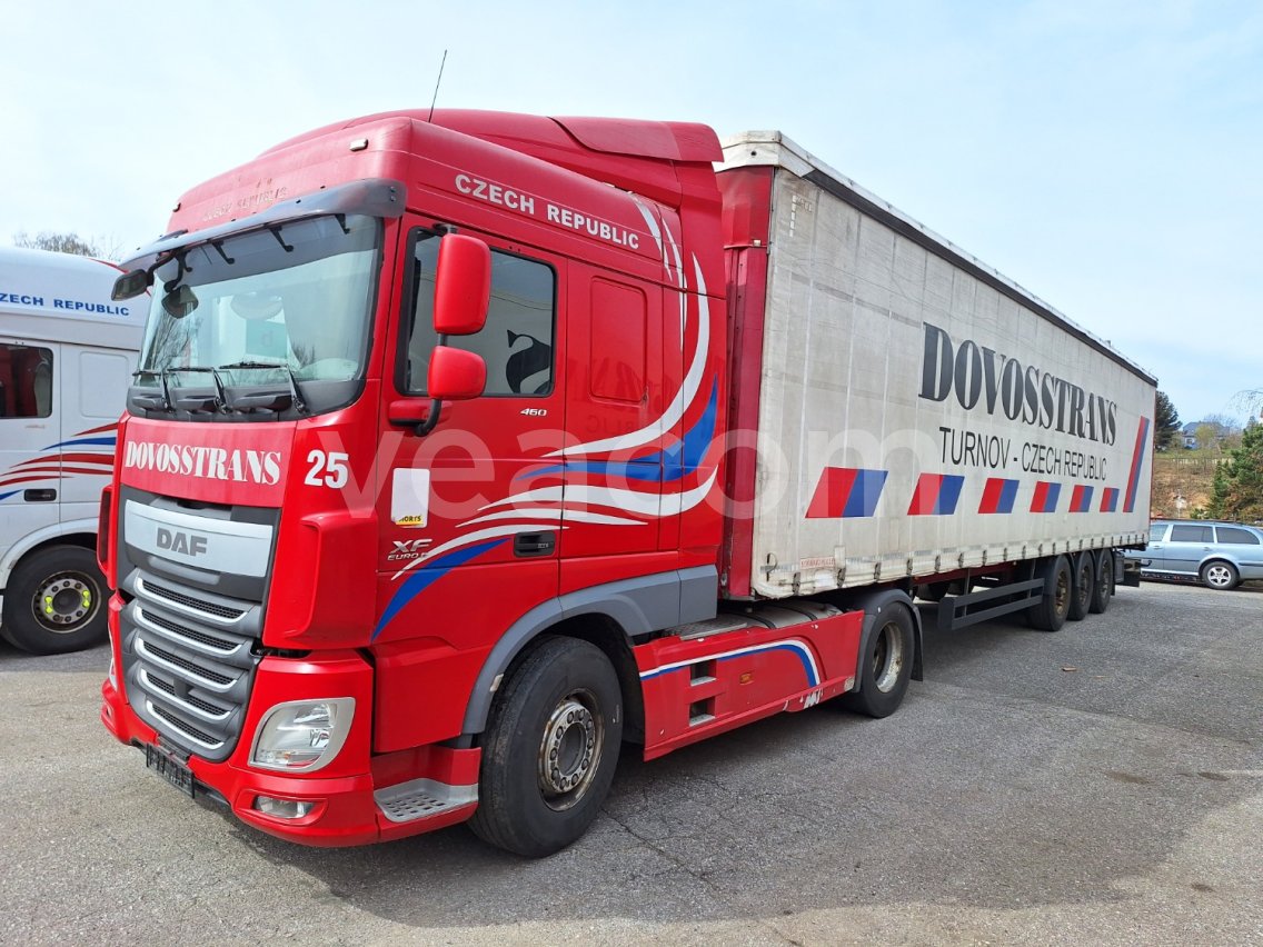 Online aukce: DAF  XF 460 FT + SCHWARZMÜLLER SPA 3/E