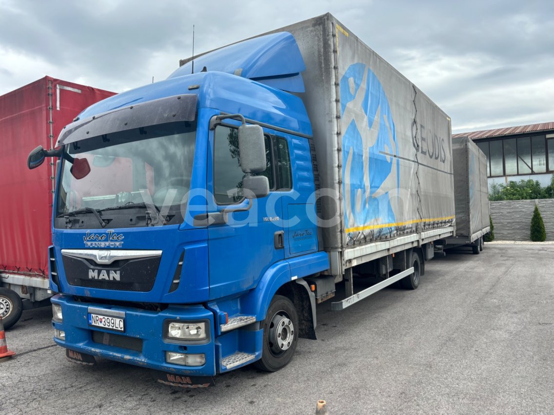 Online aukce: MAN  TGL 8.220 + AGRICOM DUX 35