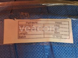 Online aukce:   5X HYDRAULICKÉ HADICE 1SN DN19 3/4" WP 105 BAR >