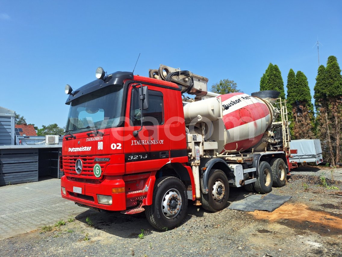 Online aukce: MB  ACTROS 3235 8X4 + PUTZMEISTER M24