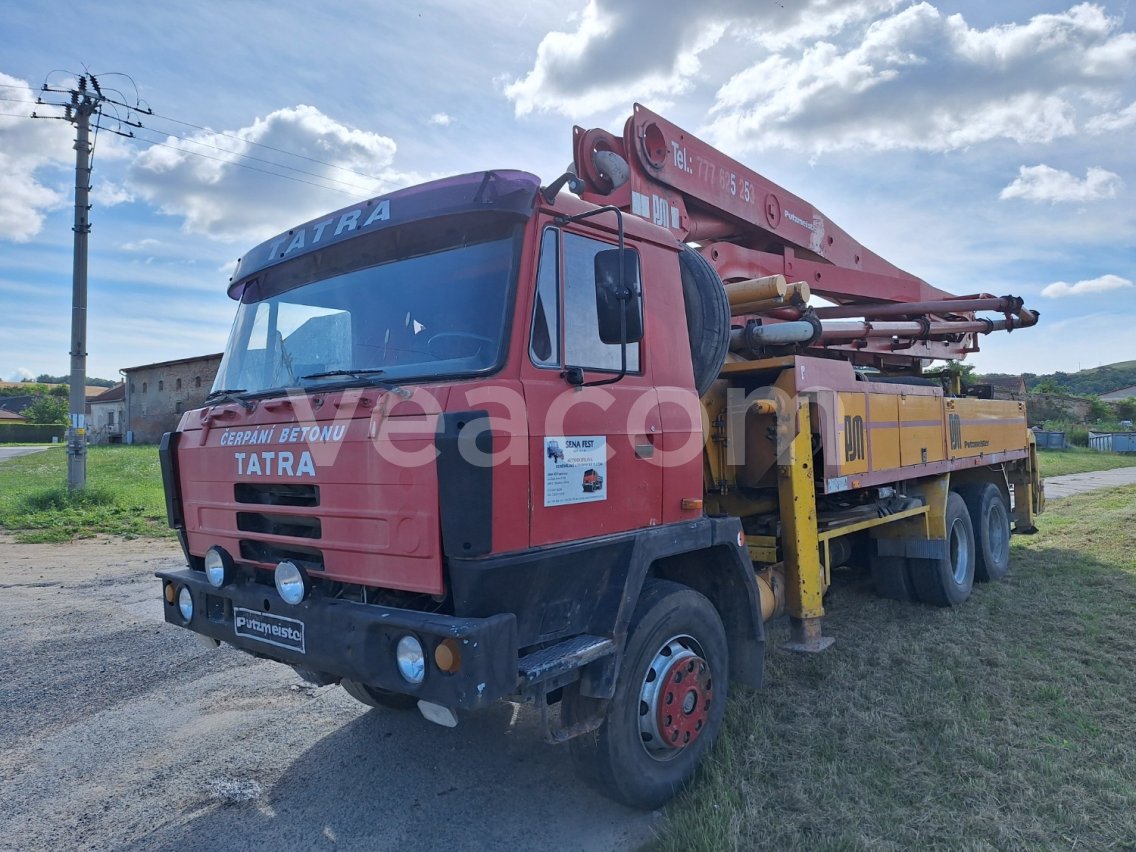 Online aukce: TATRA  T 815 6X6 + PUTZMEISTER M32