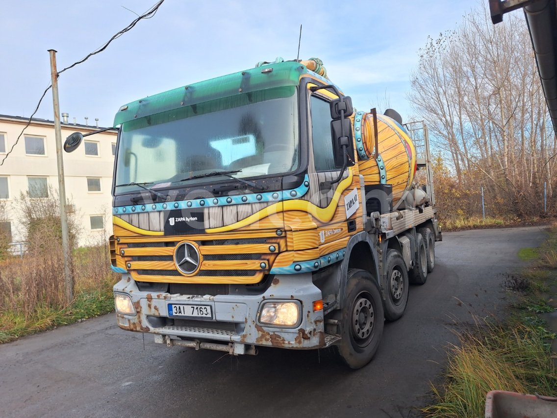 Online aukce: MB  ACTROS 4141 B 8X4/4 + SCHWING KVM 24 - 125