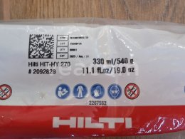 Online aukce:   CHEMICKÁ KOTVA HILTI HIT-HY 270, 330 ML/540 G, 49 KS
