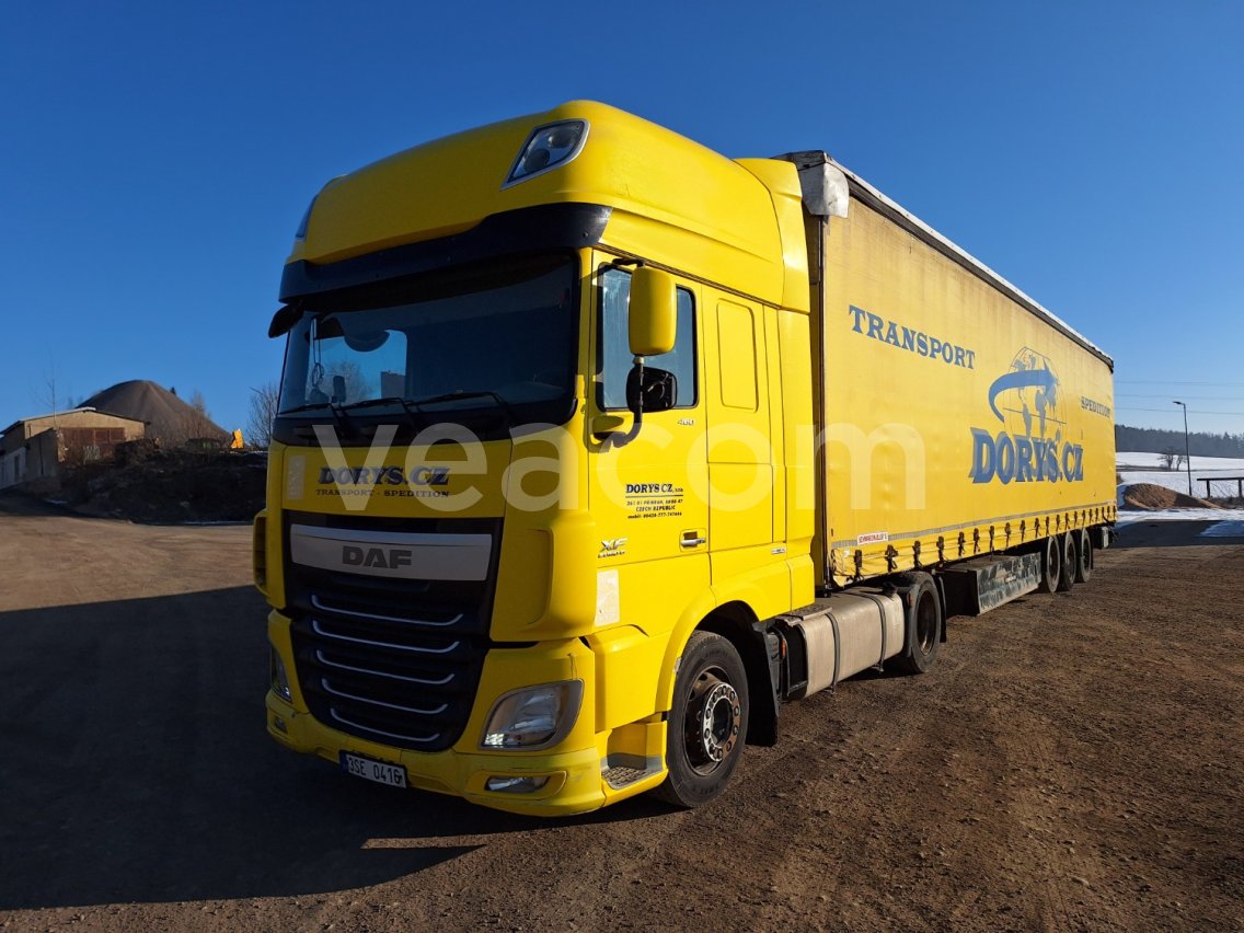 Online aukce: DAF  XF 460 FT + SCHWARZMÜLLER SPA 3/E