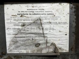Online aukce:   ZARIADENIE NA ODBLANKOVANIE KÁBLOV