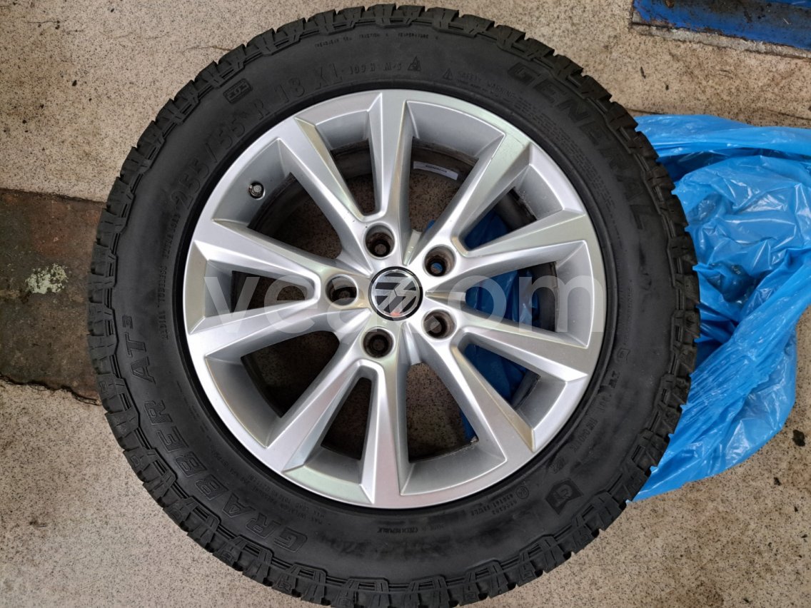 Online aukce:   PNEUMATIKY 4X 255/55 R18 – ALU 5X130/8J X18/ET53/71,5