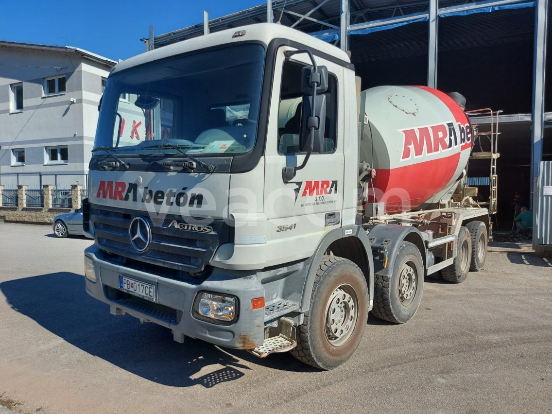 Online aukce: MERCEDES-BENZ  ACTROS 3541 8x4