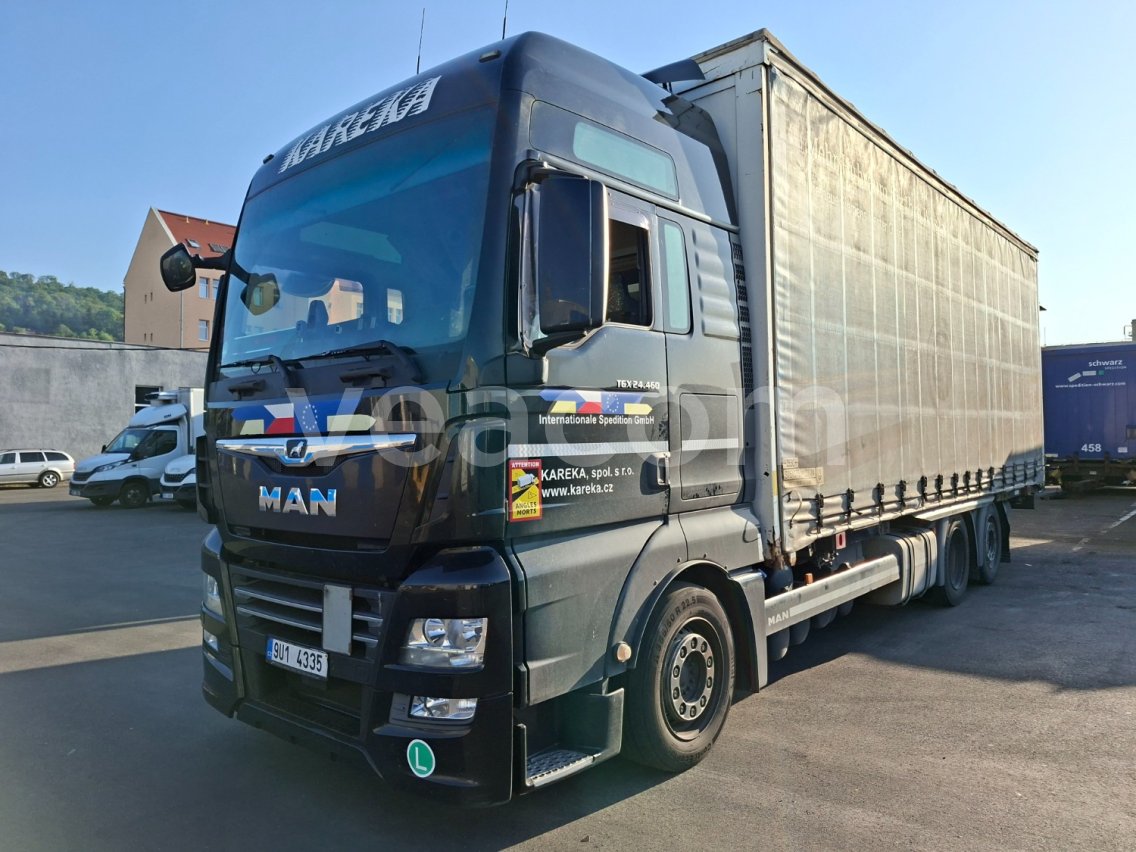 Online aukce: MAN  TGX TGX 24.460 6X2 + KRONE BOX CARRIER