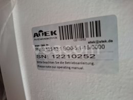 Online aukce:   PŘEVODOVKA ATEK S125 83:1 BO0-5.1-18/0000 5 KS