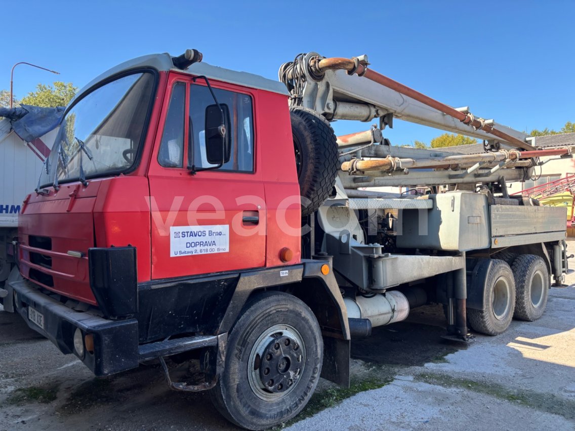 Online aukce: TATRA  T815 6X6 + BETONPUMPA