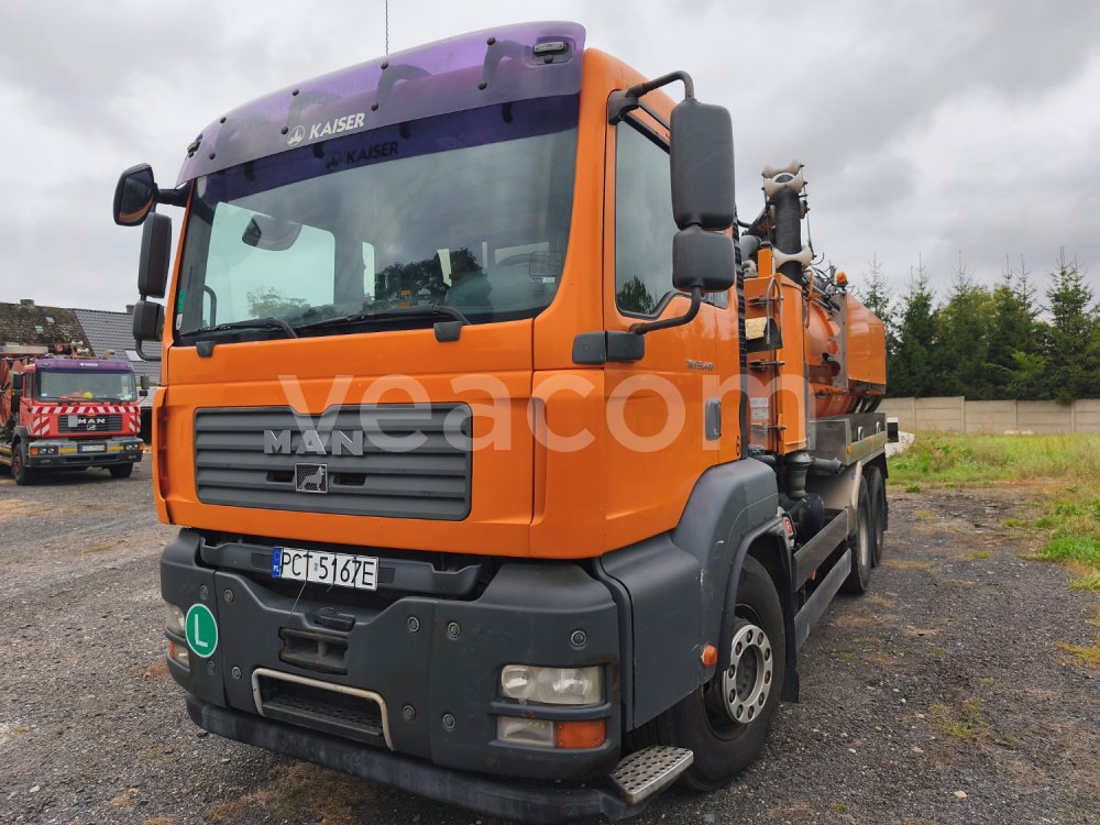 Online árverés: MAN  TGA 33.440 6X4 BB + KAISER