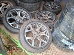 Online aukce:  4 KS PNEU BRIDGESTONE DUELER H/P SPORT 225/55 R18 98V (2,5 - 3 MM)+AL DISKY SHONAN