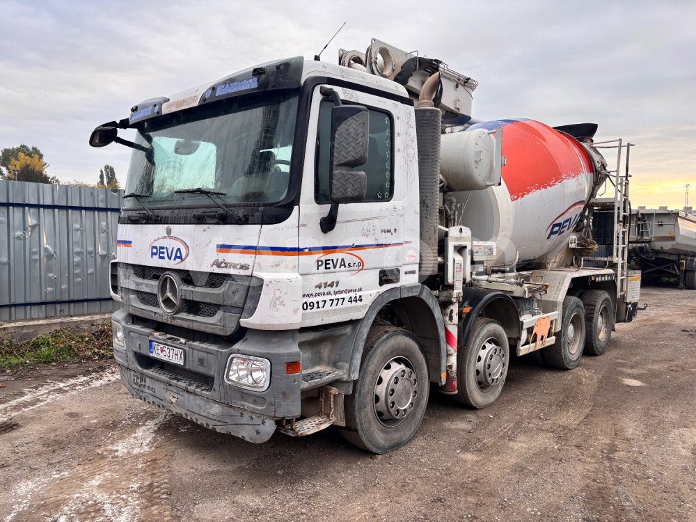 Интернет-аукцион: MERCEDES-BENZ  ACTROS 4141 8X4 + PUTZMEISTER M24