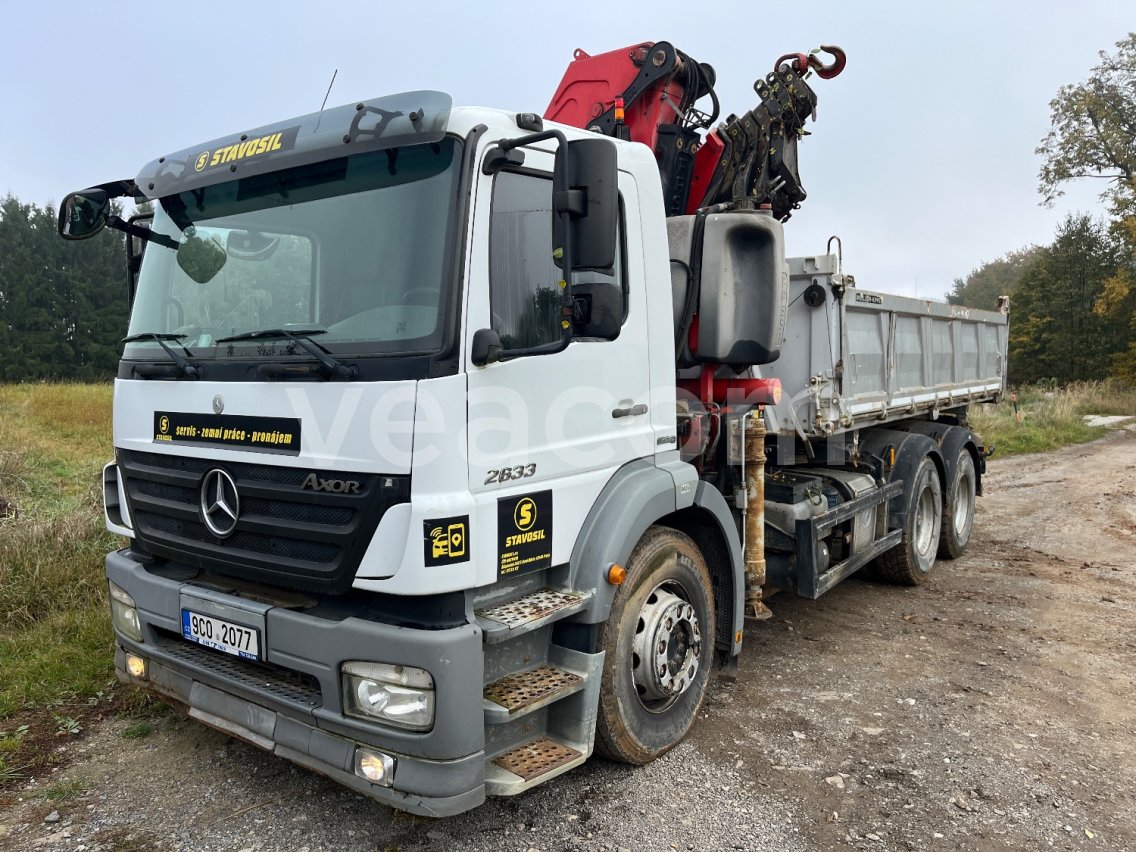 Online aukce: MB  AXOR 2633 6X4 + HR FASSI