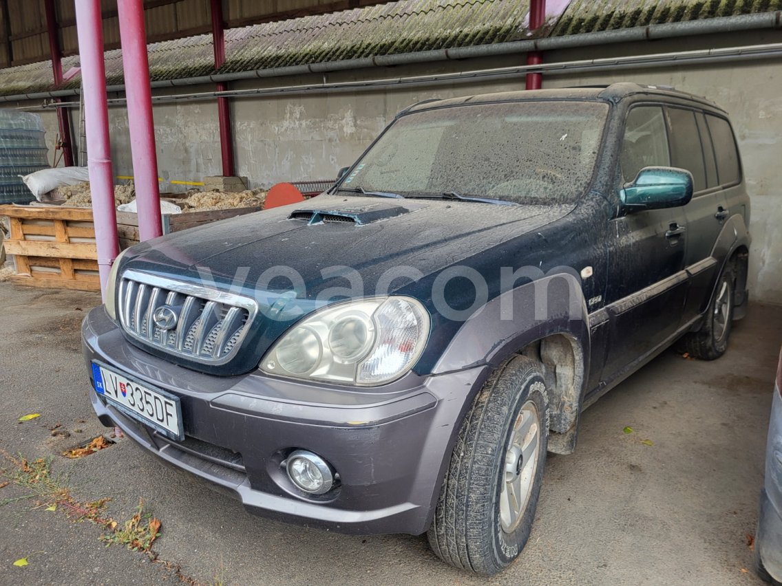 Online aukce: HYUNDAI  TERRACAN 4X4