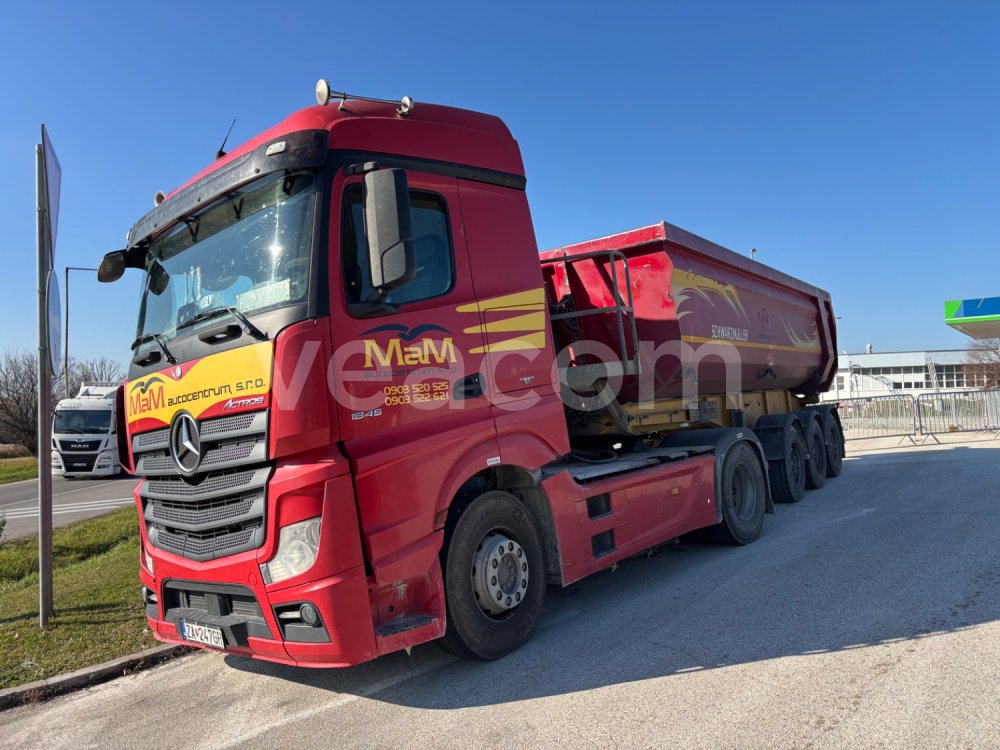 Online auction: MB  ACTROS 1845 + SCHWARZMULLER 3A-MKS-E