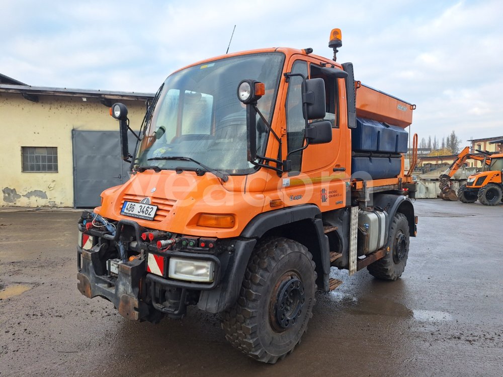 Aukcja internetowa: MB  UNIMOG U400 4X4+ STRATOS B30 24 VALN + SHMIDT KL V32