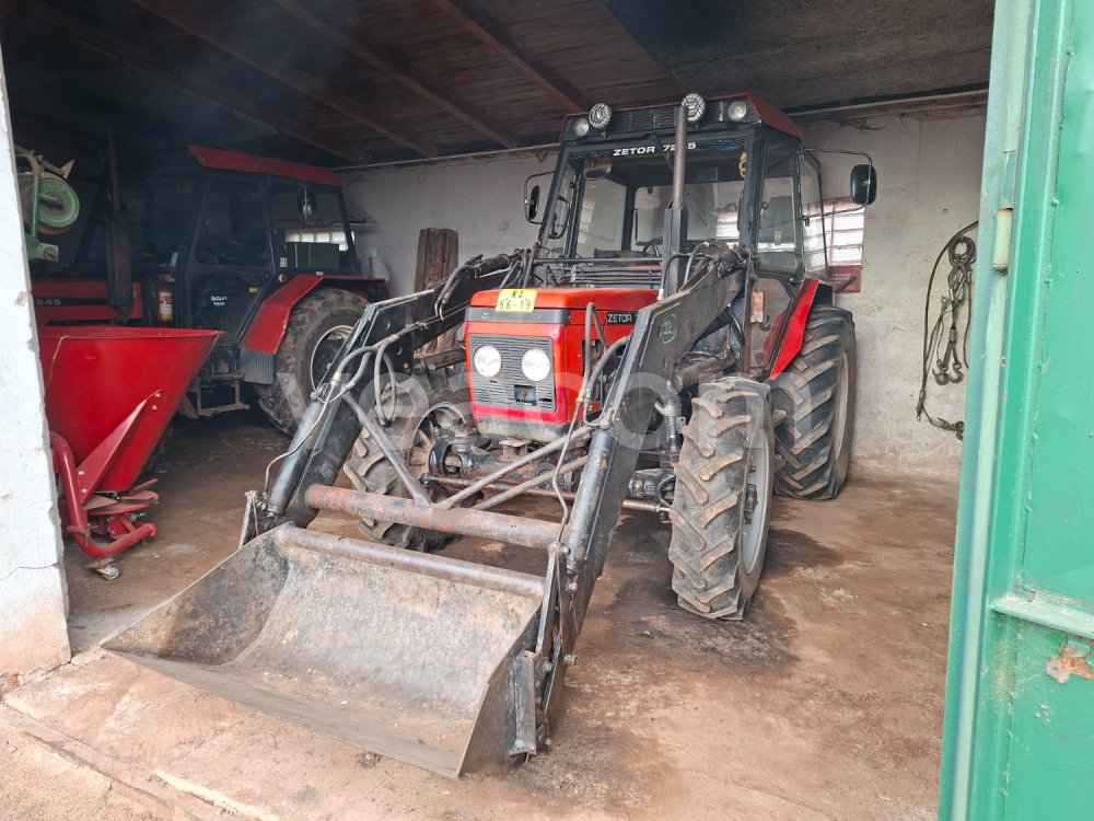Online auction: ZETOR  7245 4X4 + ČELNÍ NAKLADAČ