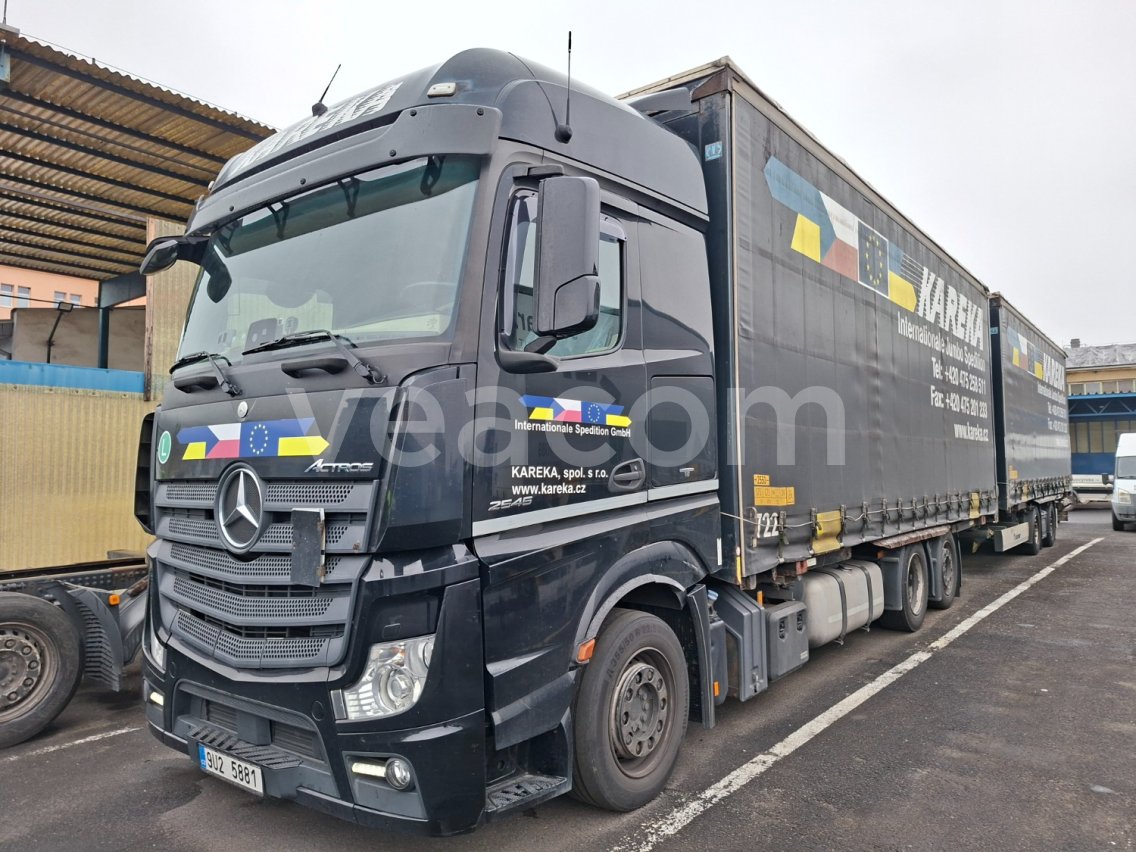 Online aukce: MB  ACTROS 2545 +KRONE BOX CARRIER
