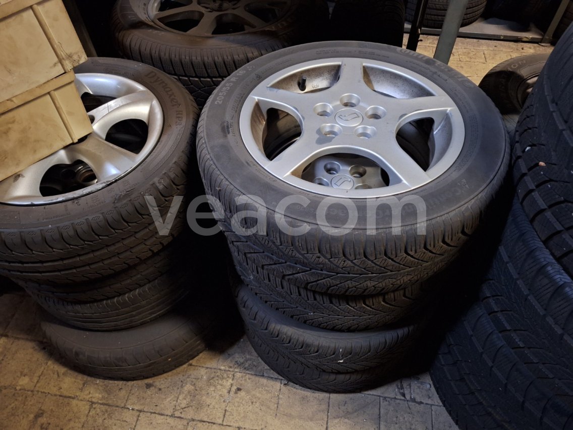 Online aukce:   ALU KOLA-PNEU CONTINENTAL 205/55 R16