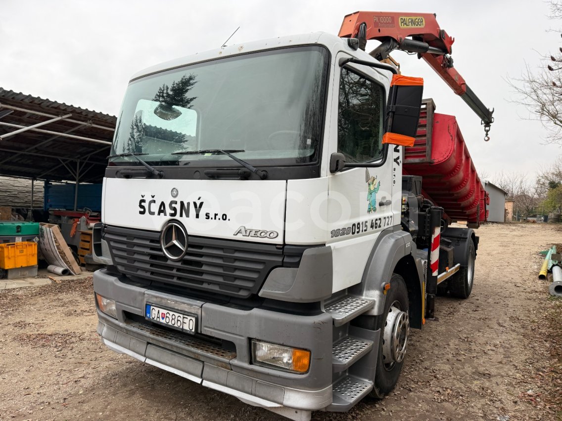 Online aukce: MERCEDES-BENZ ATEGO 1828 + HR + 3 KONTAJNERY + UNIMOBUNKA