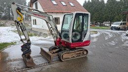 Online-Versteigerung: TAKEUCHI  TB 228 + KIPPMOTOR RADLINER + MUSTANG GRP 150CH