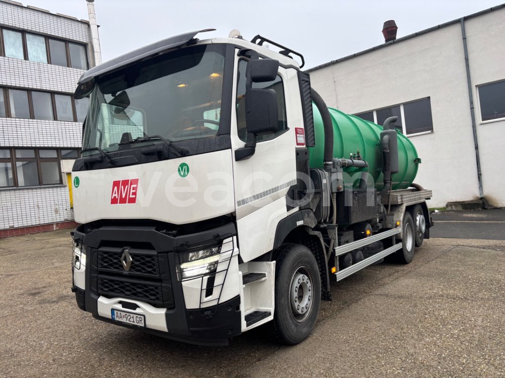 Online aukce: RENAULT  C 6X2 + CISTERNA FEKÁLNA