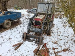 Online aukce: ZETOR  5748 4X4 S ČELNÍM NAKLADAČEM