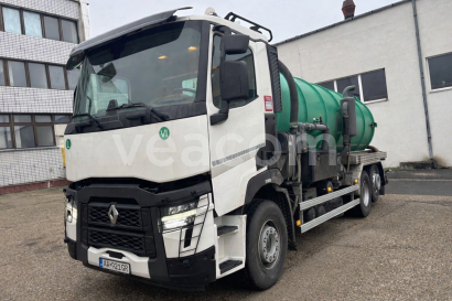 Aukcja internetowa: RENAULT  C 480 DE 13 6X2 + CISTERNA FEKÁLNA