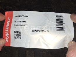 Інтернет-аукціон:   SADA PNEU ALLIANCE 839, R: 10.00-20NHS + DUŠE. 4KS