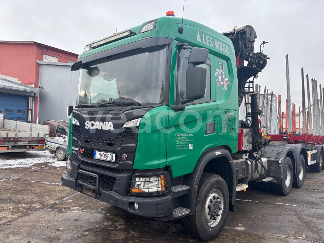 Online-Versteigerung: SCANIA  G 500 6X6 XT + HR + UMIKOV NPK 39