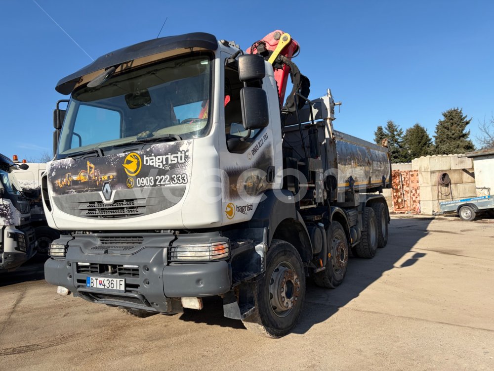 Online árverés: RENAULT  KERAX 410 8X4 + HR