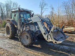 Online aukce: VALTRA  N123 4X4 + ČELNÍ NAKLADAČ